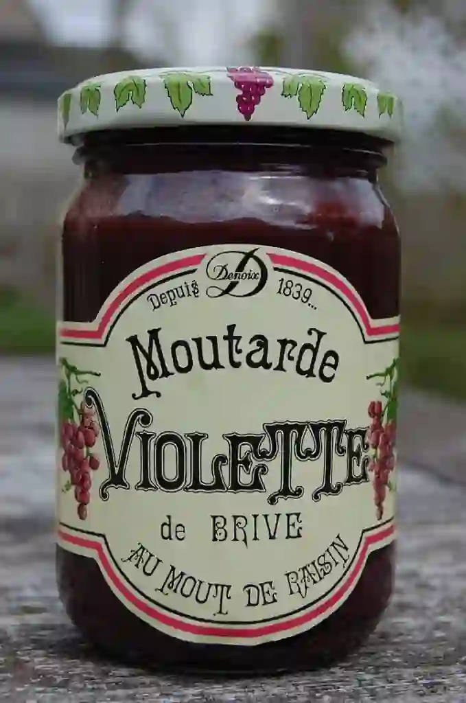 BRIVEの紫マスタード Moutarde Violette de Brive