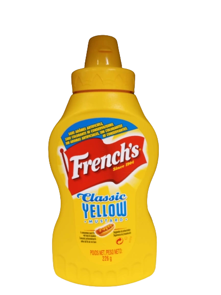 アメリカ料理ホットドッグには欠かせない フレンチス FRENCH'S のマスタード,