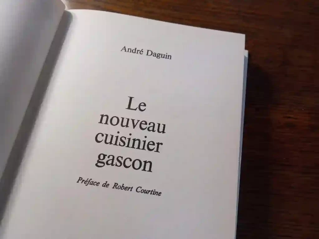 アンドレダガンの著作Le Nouveau Cuisinier Gascon