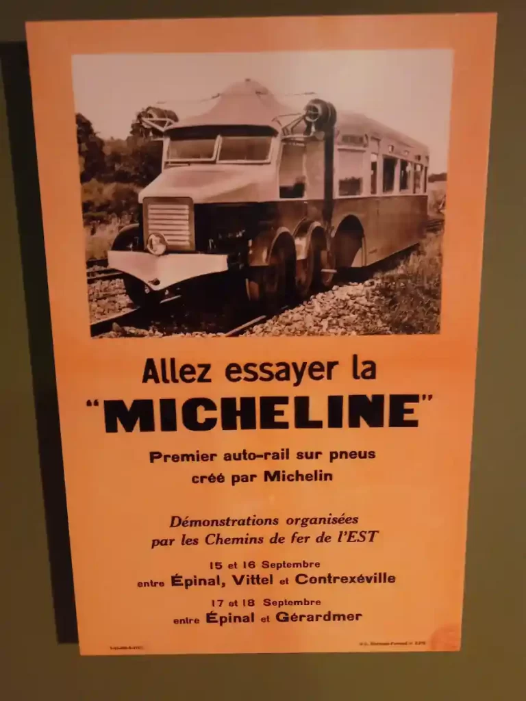 ミシュランが開発したゴムタイヤで走る鉄道 ミシュリンヌ