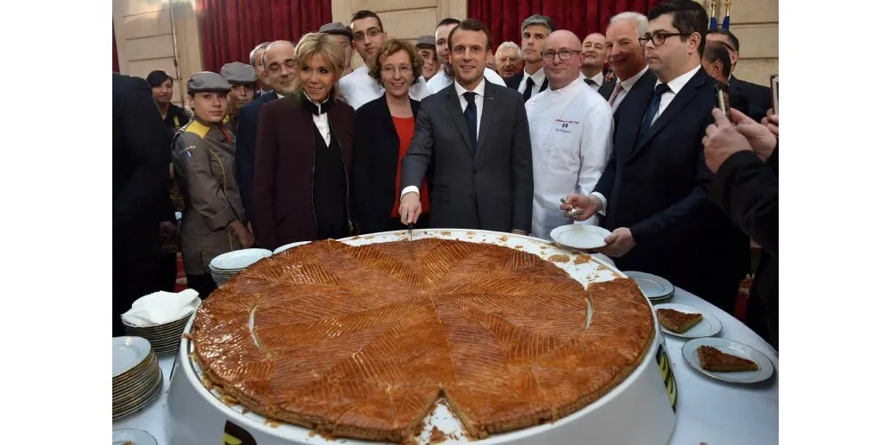 フランス大統領 の ガレットデロワ galette des roi de presidant