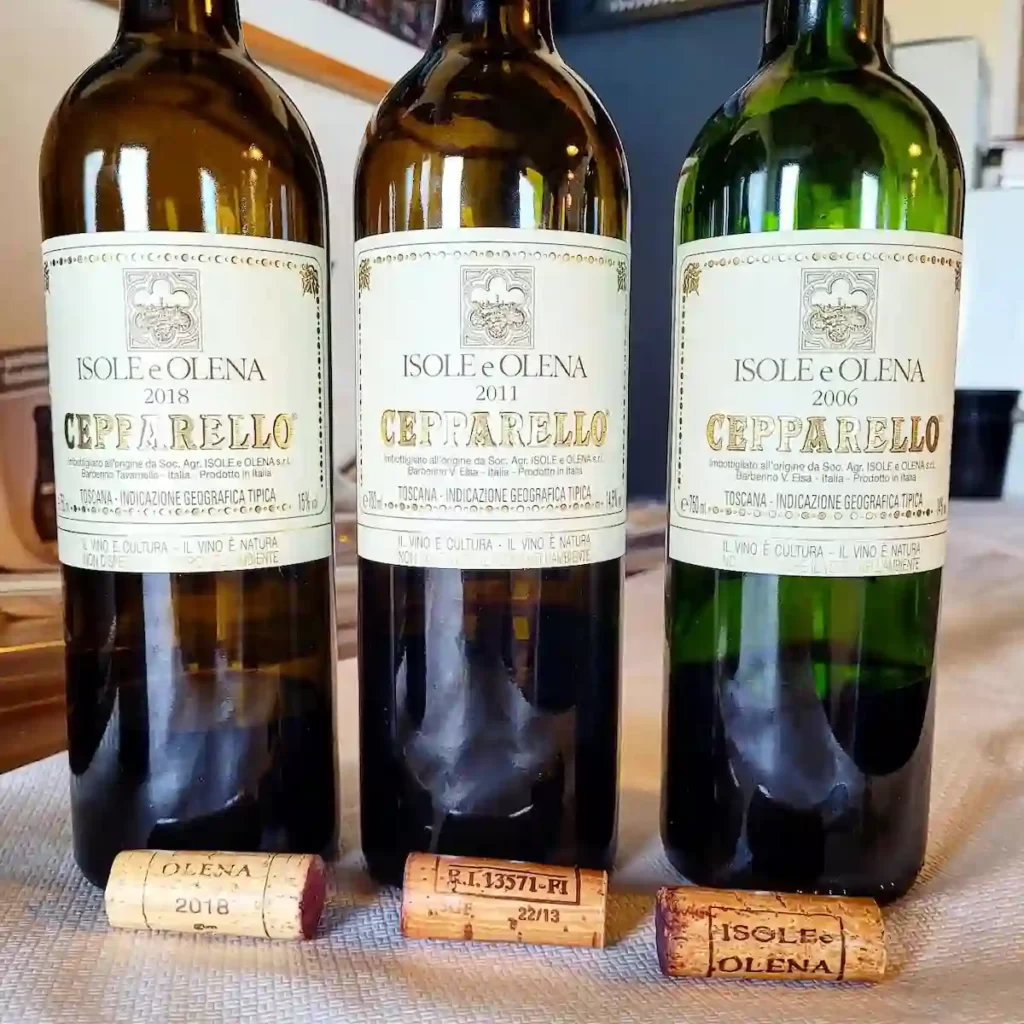 イタリアワイン　チェパレッロ 2018年、2011年、2006年